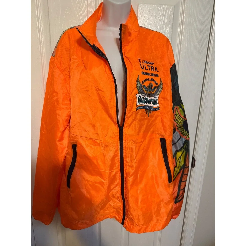 Leslie Jordan Gasparilla 2024 Michelob Ultra Challenge Windbreaker Jacket XL